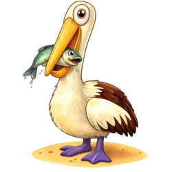 Fishin Frenzy Pelikan Symbol